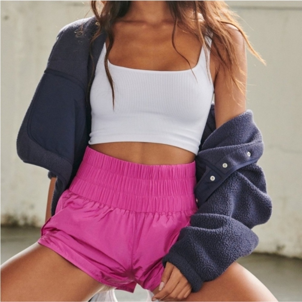 Free People Movement Way Home Shorts Vivacious Violet Size Large Women’s